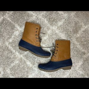 Rain boots floral lining